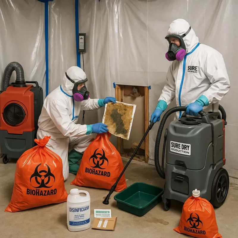 Contaminated Water Handling Protocols process in North Myrtle Beach, SC